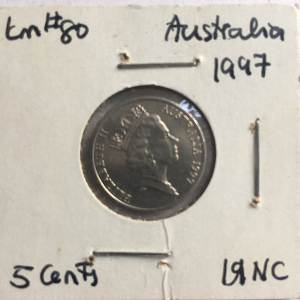 Australia, 5 Cents, 1997, UNC