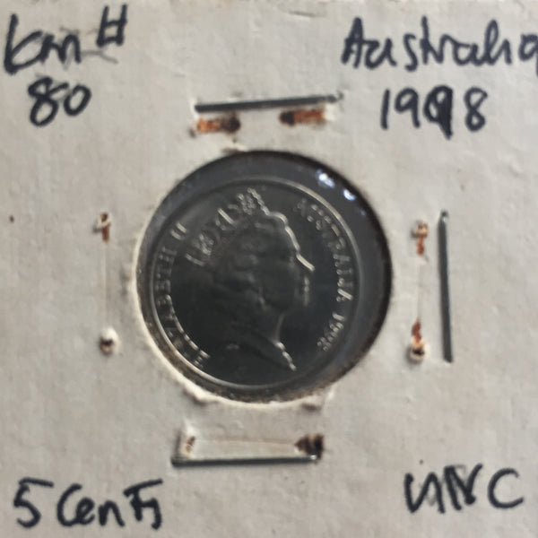 Australia, 5 Cents, 1998, UNC