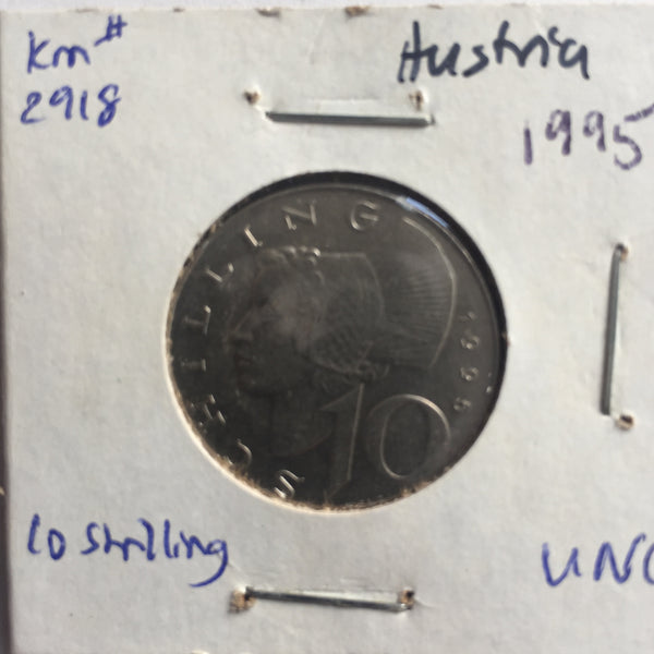 Austria, 10 Shilling, 1995, UNC