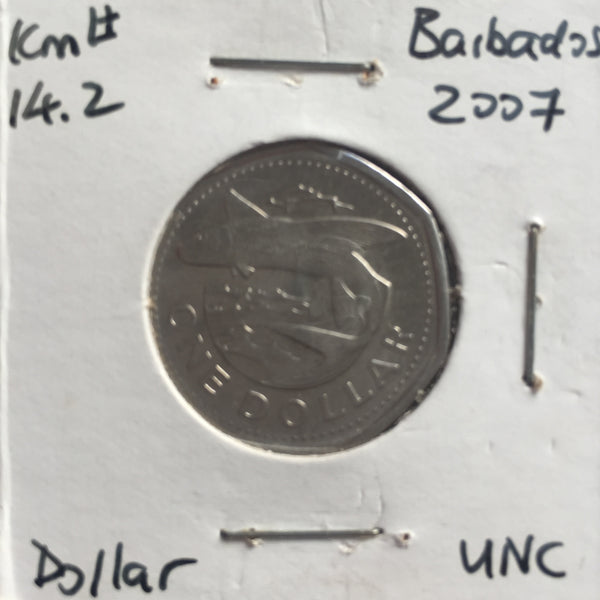 Barbados, 1 Dollar, 2007, UNC