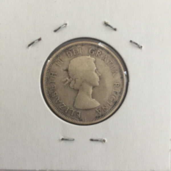 Canada, 25 Cents, 1959, F