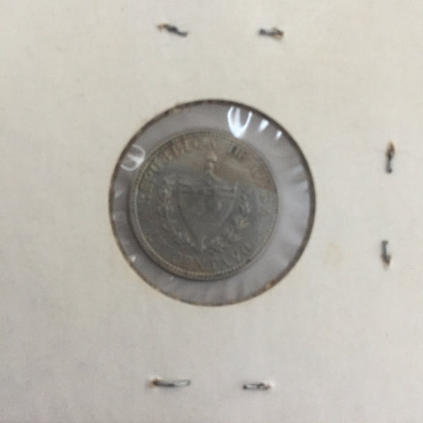 Cuba, 1 Centavo, 1920, XF