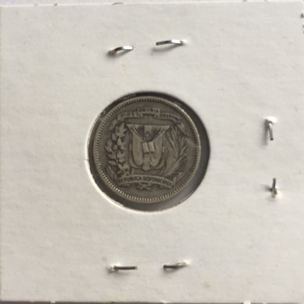 Dominican Republic, 10 Centavos, 1961, VF