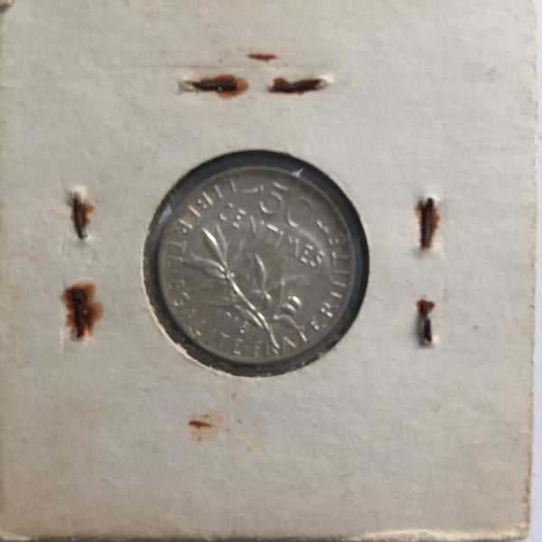 France, 50 Centimes, 1918, UNC