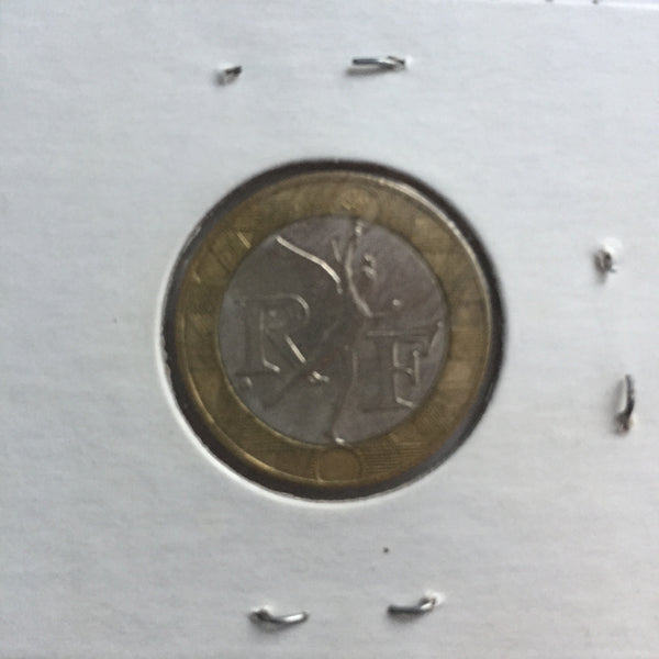 France, 10 Francs, 1990, XF