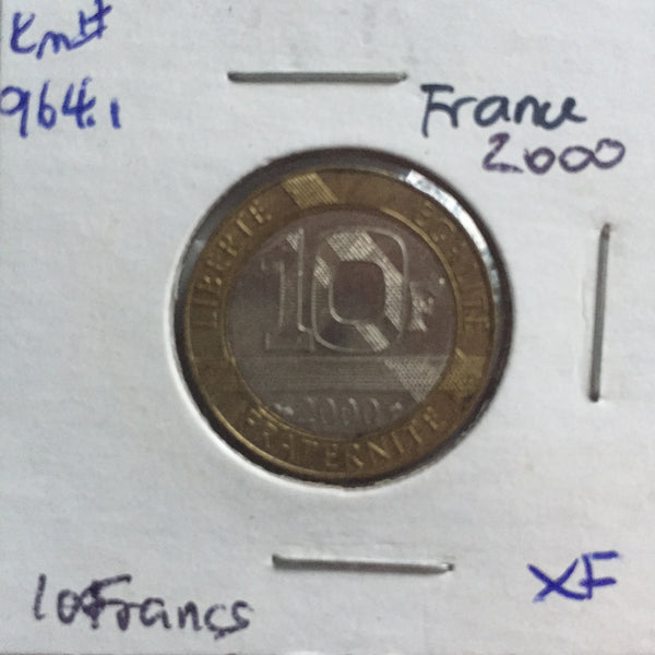 France, 10 Francs, 2000, XF