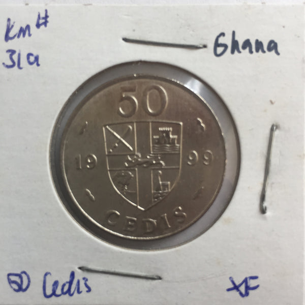Ghana, 50 Cedis, 1999, UNC