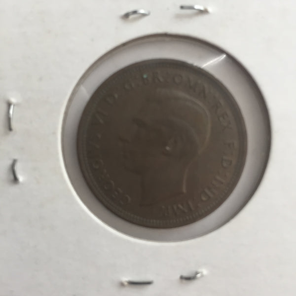 Great Britain, 1/2 Penny, 1947, XF
