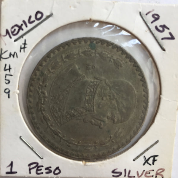Mexico, 1 Peso, 1957, XF