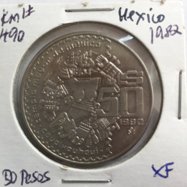 Mexico, 50 Pesos, 1982, XF