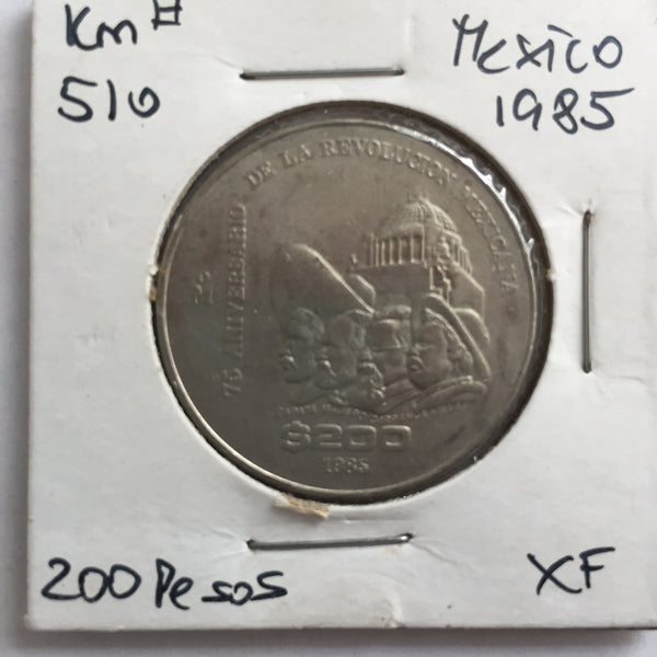 Mexico, 200 Pesos, 1985, XF