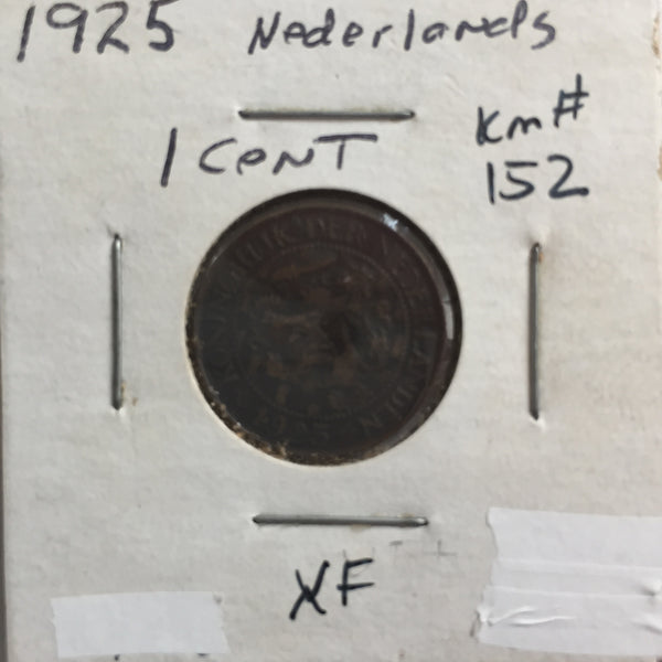 Netherlands, 1 Cent, 1925, XF
