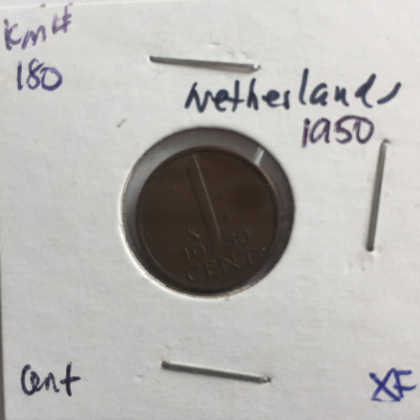 Netherlands, 1 Cent, 1950, XF