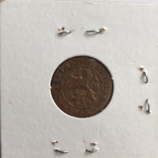 Netherlands Antilles, 1 Cent, 1968, VF