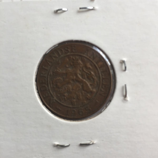 Netherlands Antilles, 2 1/2 Cents, 1965, XF