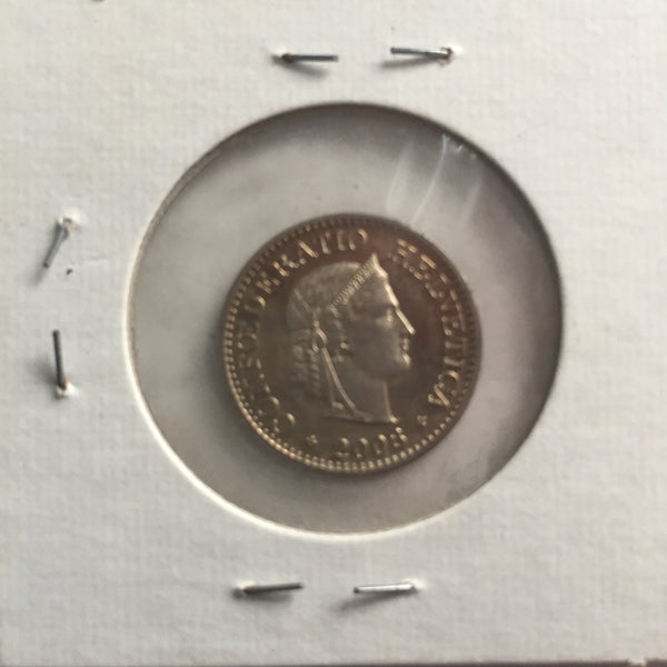 Switzerland, 10 Rappen, 2008, PF
