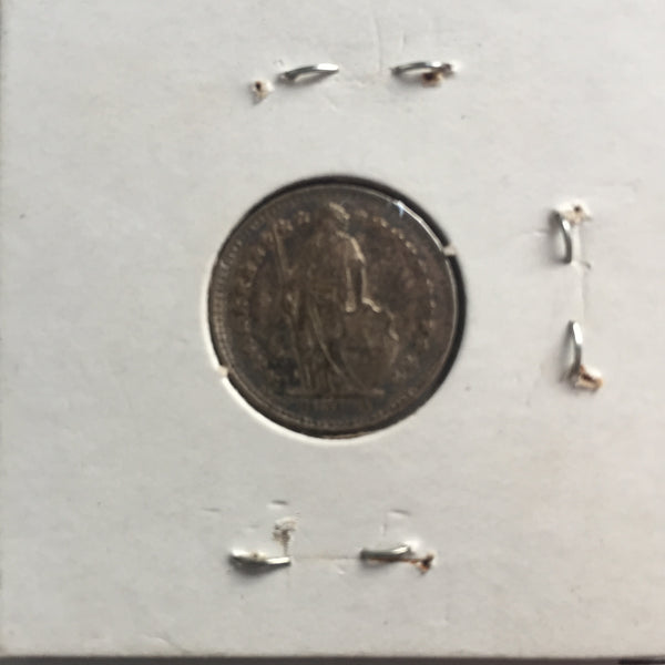 Switzerland, 1/2 Franc, 1944, VF
