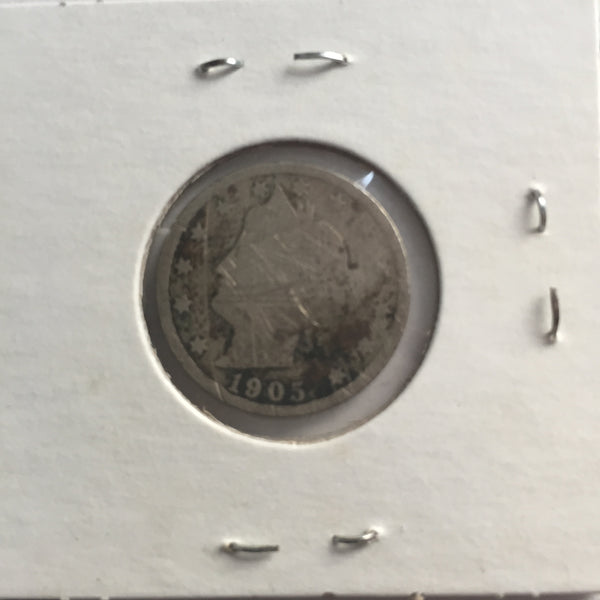 United States, 5 Cents, 1905, G 4