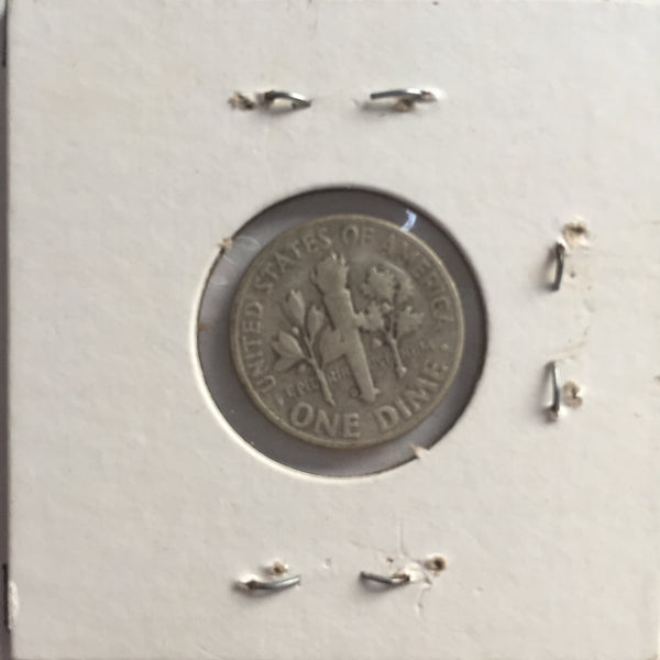 United States, 10 Cents, 1956 D, VF 30