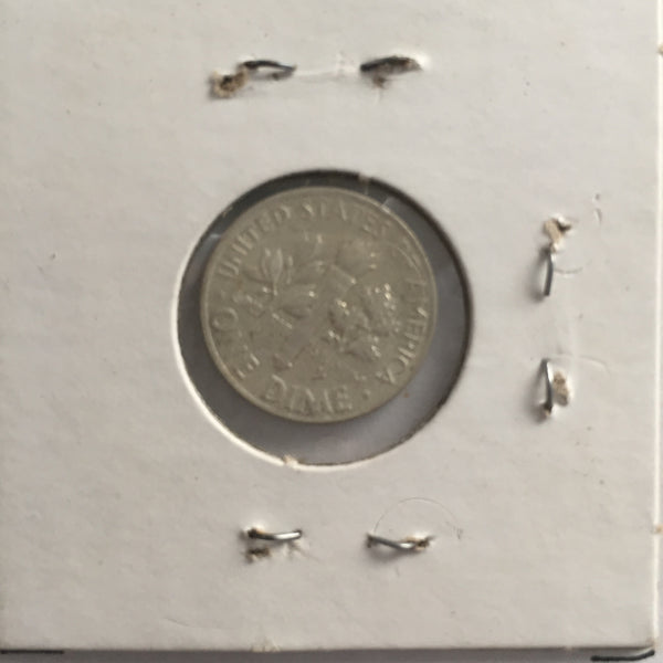 United States, 10 Cents, 1964, AU 50