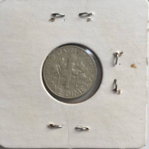United States, 10 Cents, 1964 D, XF 40